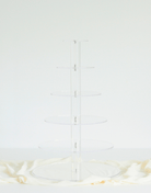 Ultra Adjustable 8 Tier Acrylic Cupcake Display Stand - Prop Options