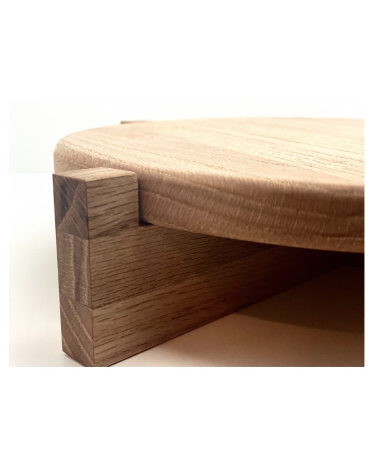 Hand crafted solid oak cake stand - Prop Options