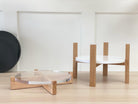 Hand crafted solid oak cake stand - Prop Options